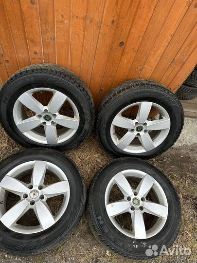 Зимний комплект колес skoda kodiaq r17
