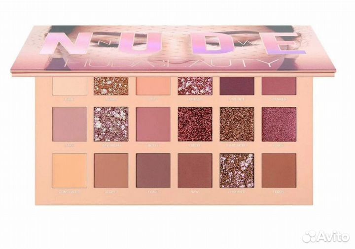 Тени для век Huda Beauty Nude Palette(2)