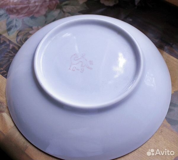 Салатница СССР и блюдце