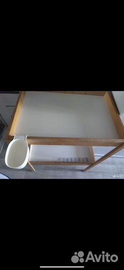 Пеленальный столик IKEA с контейнерами и матрасом