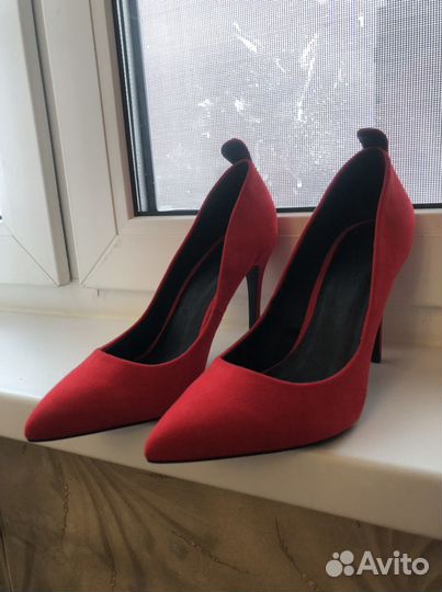 Туфли красные новые р 37