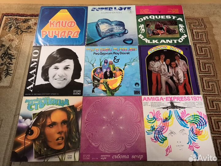 Грампластинки виниловые