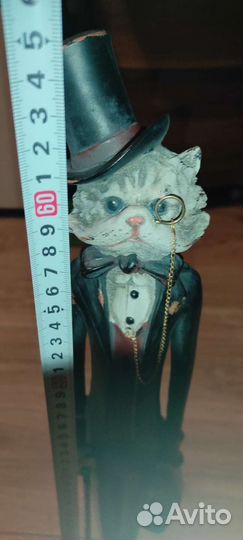 Статуэтка кот в цилиндре