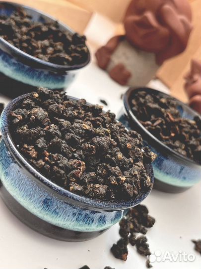 Чай Китайский Пуэр Габа, Женьшень, Тегуаньинь