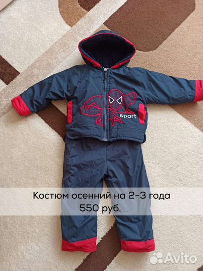 Костюм осенний