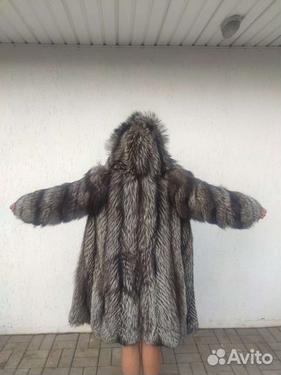 Шуба из чернобурки 48 50