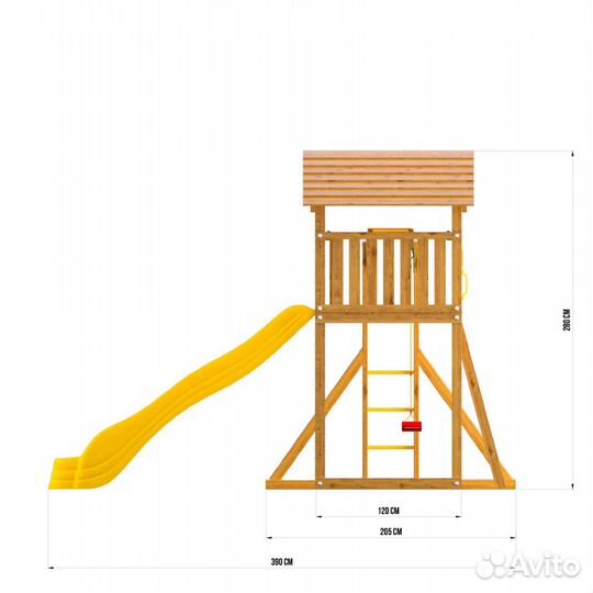 Игровая площадка Jungle Gym JC7 