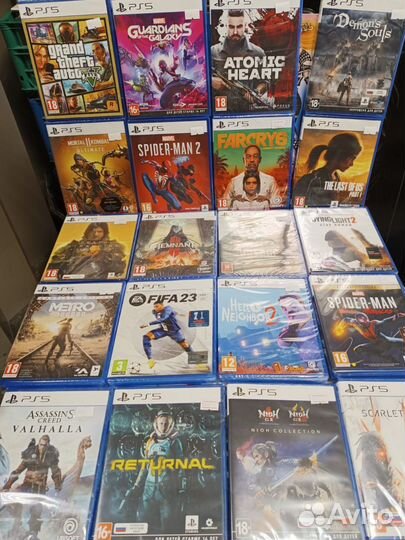 Лицензионные игры на PS4/PS5 (новые и б/у) (диски)