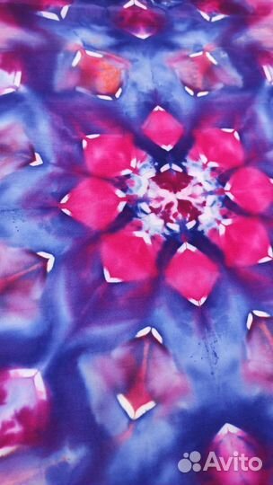 Панно полотно картина тай дай мандала бохо хиппи