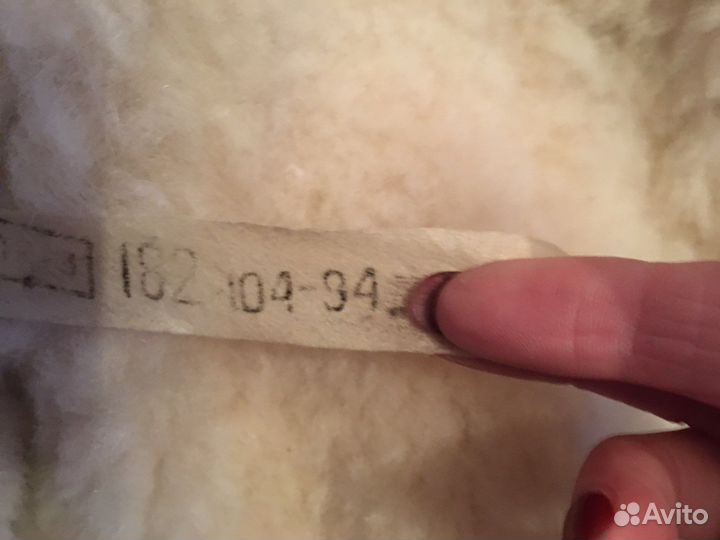 Тулуп из овчины новый