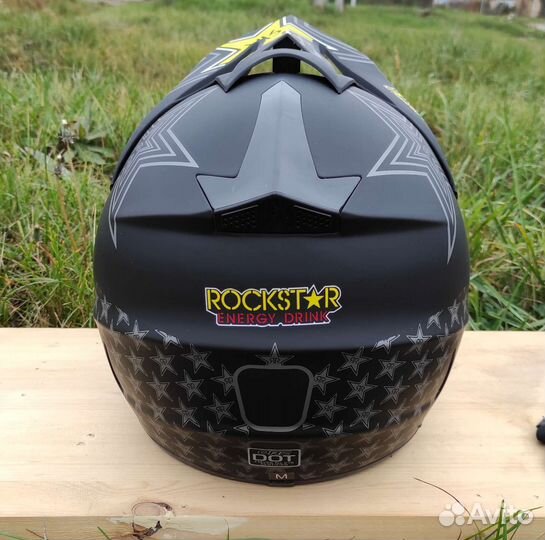 Шлем RockStar кроссовый эндуро для мотоциклов