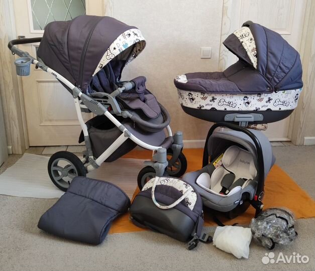 Коляска 2 в 1 Indigo Charlotte