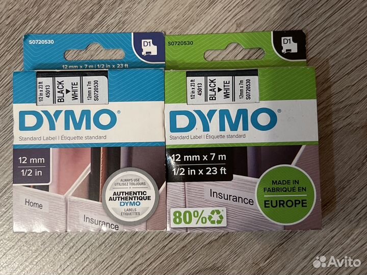Картридж маркировочная лента dymo