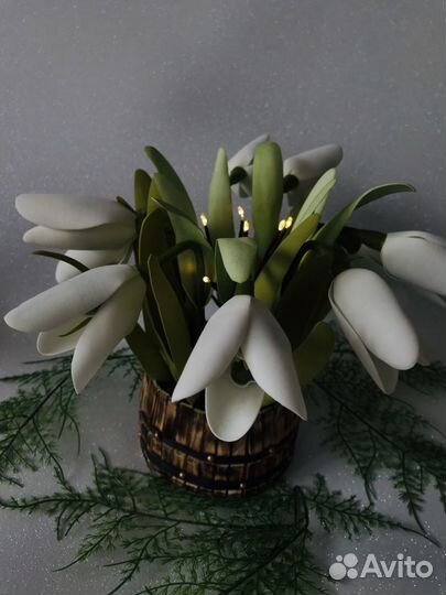 Светильник Подснежники