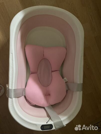 Ванночка для купания с термометром