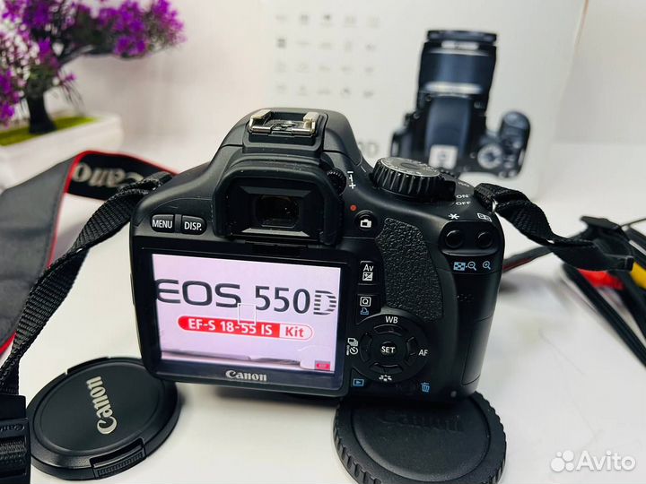 Фотоаппарат Canon EOS 550D/Объектив EF-S 18-55mm