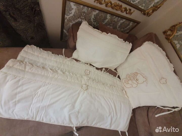 Бортики, балдахин и крепление