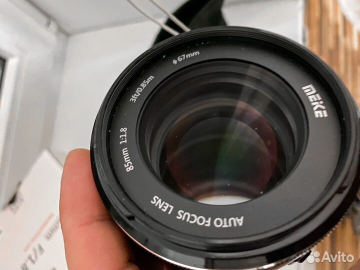 Объектив meike 85mm 1.8 EF canon