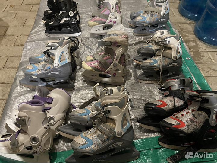 Коньки детские раздвижные