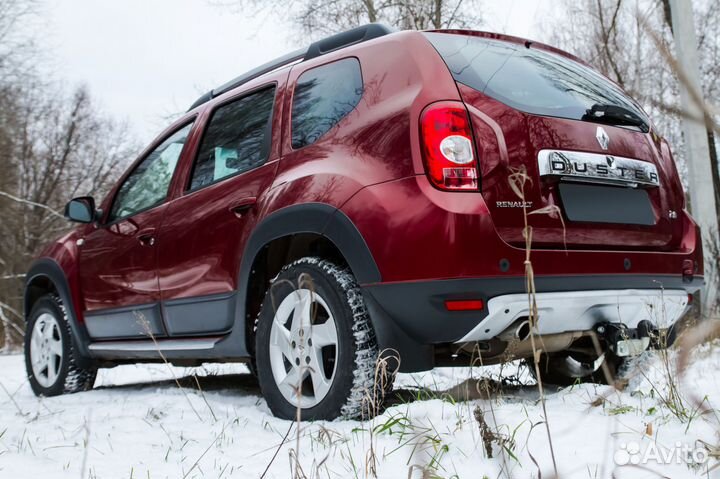 Накладка на бампер Renault Duster (10-14) RA