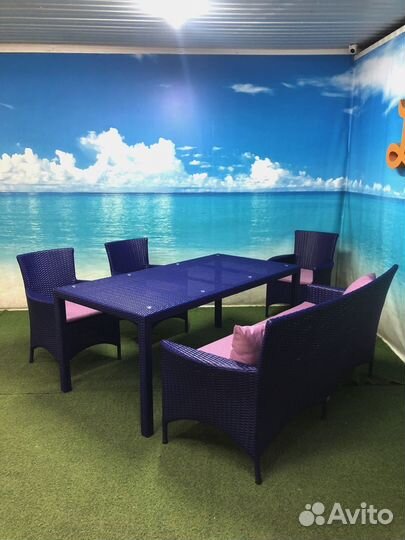 Комплект мебели из искусственного ротанга