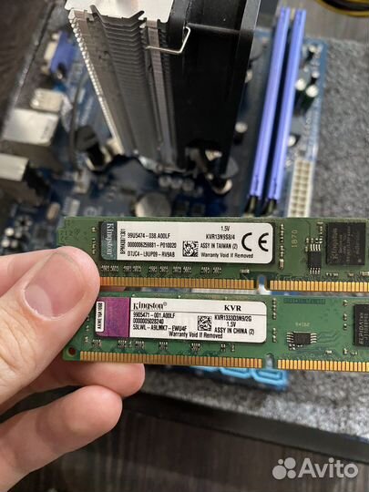 Материнская плата с процессором