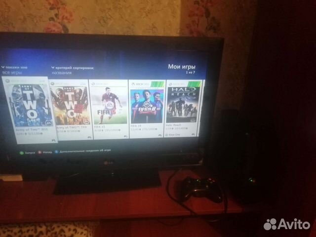 Игровая приставка xbox 360 не прошитая