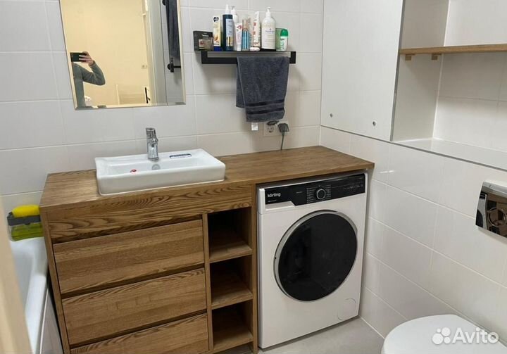 Мебель под раковину в ванную из массива\мдф\лдсп
