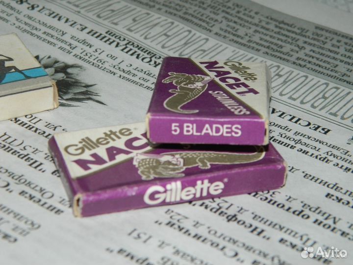 Лезвии Ладас и Жилетт, конец 80-ых