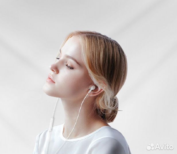 Гарнитура recci REP-L17 White Type-c