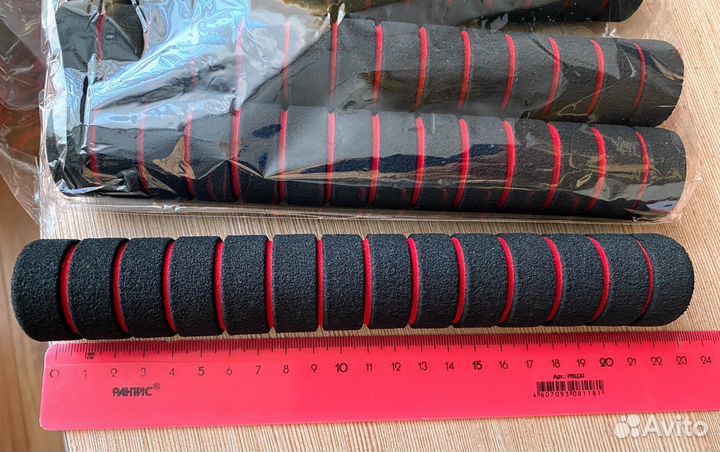 Ручки неопреновые длина 22 см ф22 мм