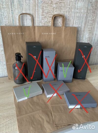 Ароматы для дома с фирменным пакетом Zara
