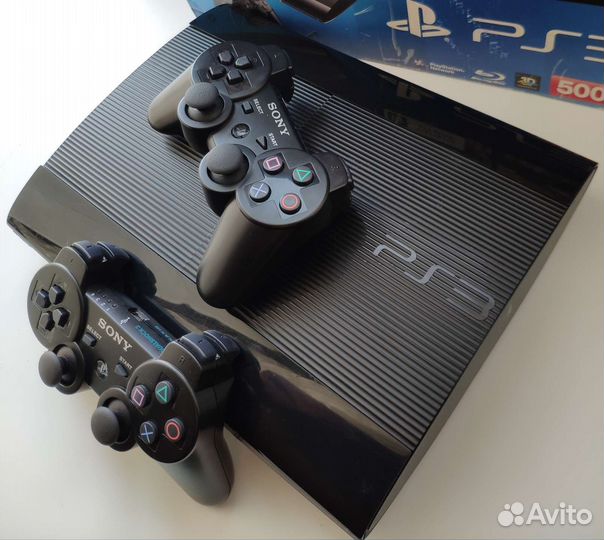 Sony Playstation 3 SuperSlim 500gb/Прошита/45 Игр