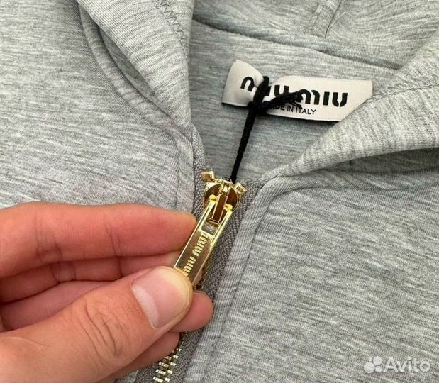 Зип худи miu miu оригинал