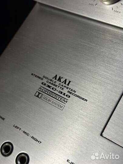 Кассетная дека akai gxc 310