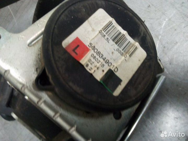 Ремень безопасности передний левый Opel Astra H