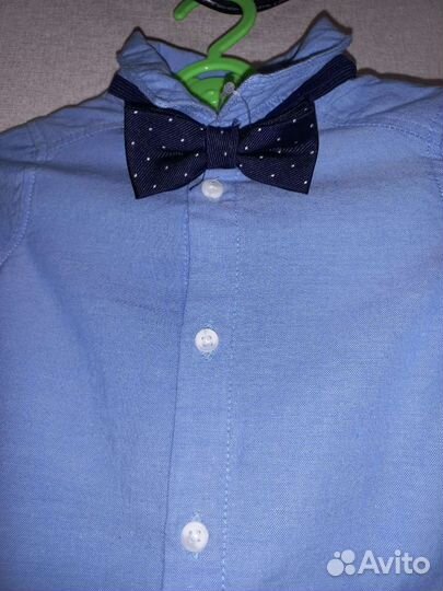 Рубашка, бабочка, жилетка для мальчика H&M рост 68