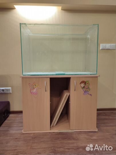 Аквариум с тумбой бу