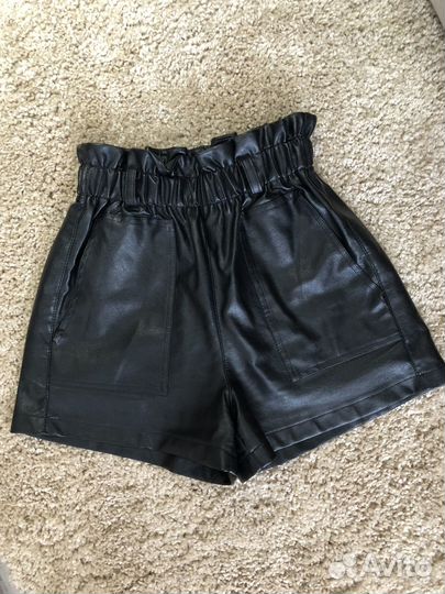 Шорты кожаные