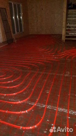 Тёплый пол.Радиаторное отопление. Монтаж котельног