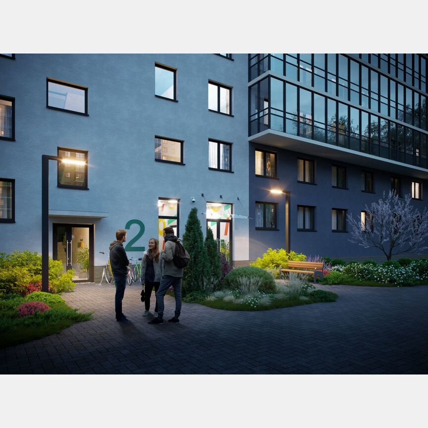 Квартира-студия, 26,1 м², 2/12 эт.