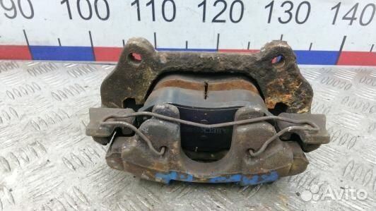 Суппорт тормозной передний левый opel vectra C (KM