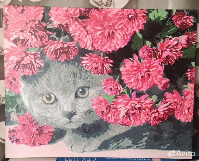 Готовая картина по номерам