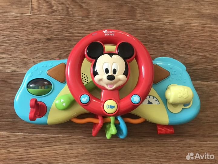 Руль музыкальный Disney Микки Маус