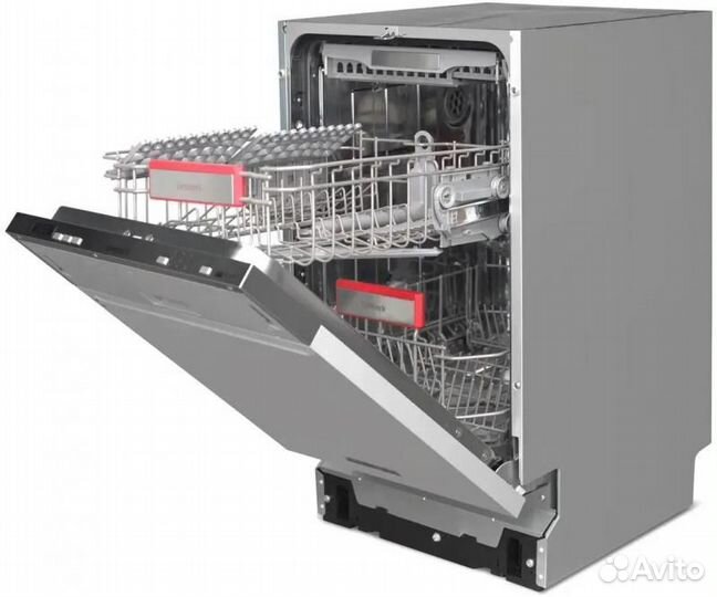 Посудомоечная машина Timberk Set&Dry T-DW45BI103, узкая, 60см, 11 комплектов, серебристая