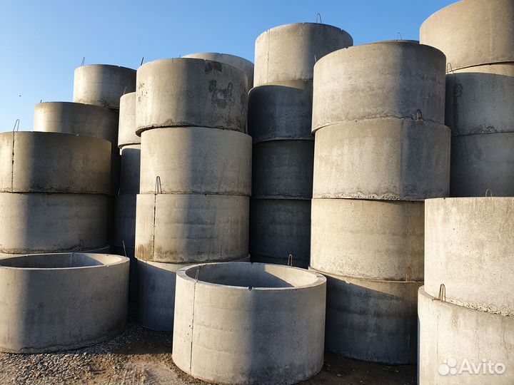 Бетонные кольца для дренажного септика кс 15.9