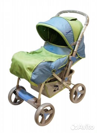 Коляска трансформер DC15-10GreenBlue