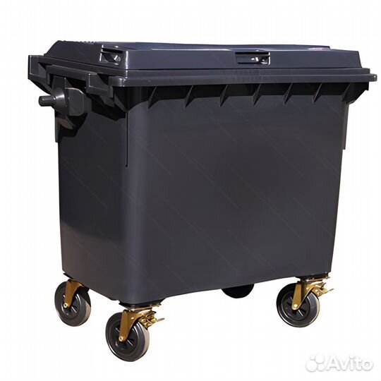 Мусорный пластиковый бак 770л К10038