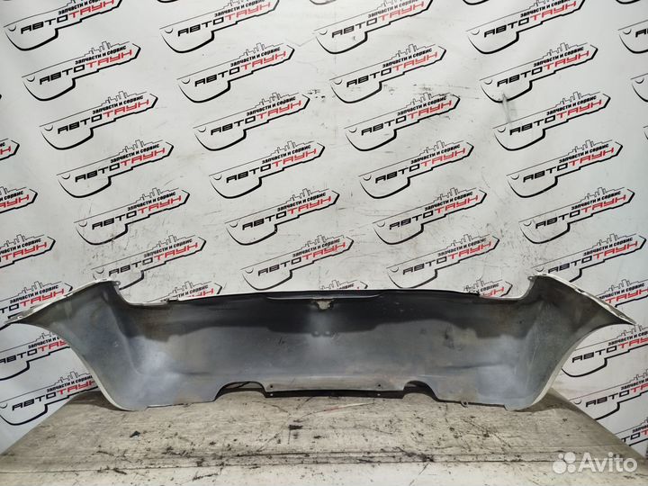 Бампер nissan march micra AK12 BK12 BNK12 K12 YK12 H5022AX0MK 1 модель задний белый, QX1 NA6963