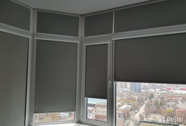 Рулонные кассетные шторы блекаут E6614-Q3416